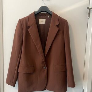 Wilfred Brown Tailored Blazer